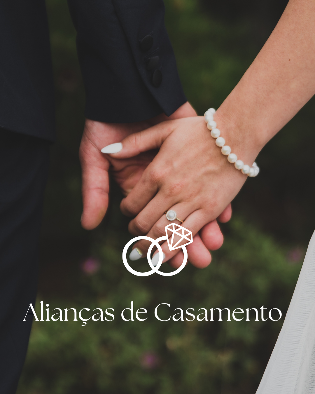 Black and White Minimalist Save the Date Instagram Portrait | Adri Alianças Cascavel